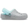 Classic Clog, warm und mit Fleece gefüttert „Grau-Blau“