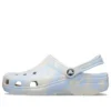 Classic Clog with Marbled Pattern „Blue Calcite Multi“