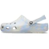Classic Clog with Marbled Pattern „Blue Calcite Multi“