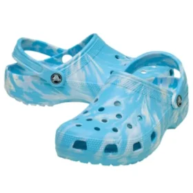 Classic Clog with Marbled Pattern „Tinted Glass“