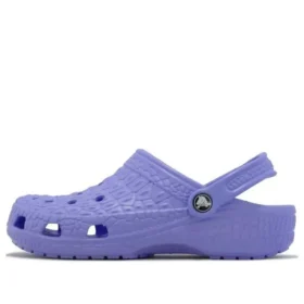 Classic Clogs aus Krokodilleder „Purple“