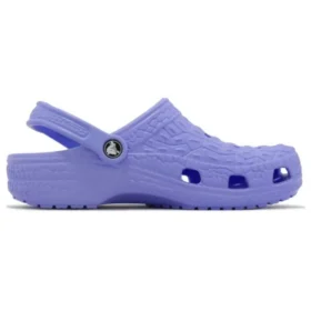 Classic Clogs aus Krokodilleder „Purple“