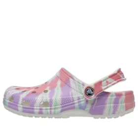 Classic Clogs im Crocs-Stil mit flachem Absatz – farbenfrohe blaue Sport-Sandalen