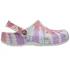 Classic Clogs im Crocs-Stil mit flachem Absatz – farbenfrohe blaue Sport-Sandalen