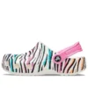 Classic Clogs mit Animal-Print „White Multi“