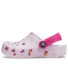 Classic Clogs mit Grafikprint „Pink“