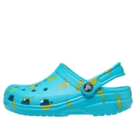 Classic Clogs mit Lebensmittel-Print „Digital Aqua“