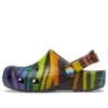 Classic Clogs mit saisonalem Print „Black Multi“
