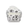 Classic Clogs mit Totenkopf-Print „White Black“