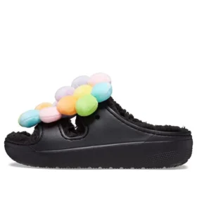 Classic Cozy Daisy Clogs „Black Multi“