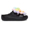 Classic Cozy Daisy Clogs „Black Multi“