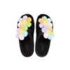 Classic Cozy Daisy Clogs „Black Multi“