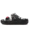Classic Cozzzy Disco Glitter Sandalen „Black“