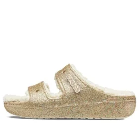 Classic Cozzzy Glitter Sandalen „Multi Gold“