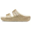 Classic Cozzzy Glitter Sandalen „Multi Gold“