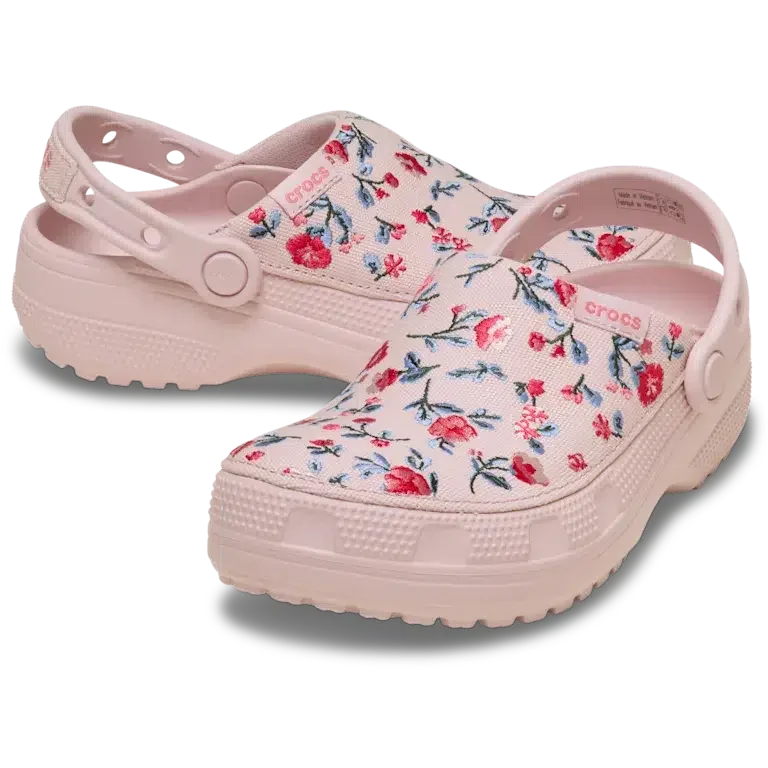 Classic Crafted Floral Clog Classic Crafted Floral Clog