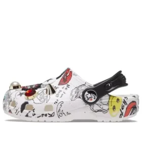 Classic Cruella Clogs „White Black“