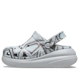 Classic Crush Disco Clog „Clear Bue“