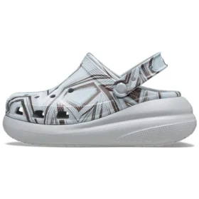 Classic Crush Disco Clog „Clear Bue“