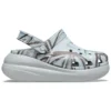 Classic Crush Disco Clog „Clear Bue“