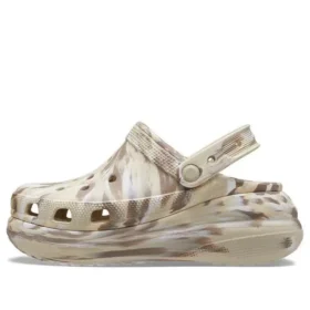 Classic Crush Marbled Clog „Bone Multi“