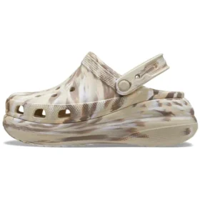 Classic Crush Marbled Clog „Bone Multi“