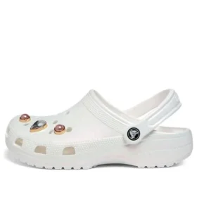 Classic Crystals Clogs „Weiß“