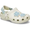 Classic Denim Flower Clog für Kleinkinder mit verstellbarem Fersenriemen