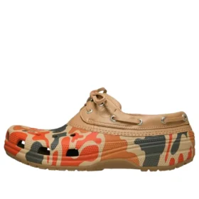 Classic Duck Camo Bootsschuhe „Tan Shocking Orange“ Classic Duck Camo Bootsschuhe „Tan Shocking Orange“