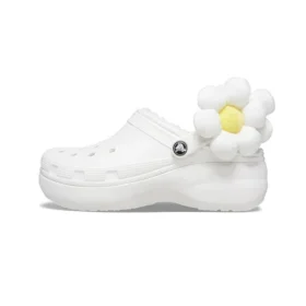 Classic Flower Clogs „Weiß“