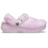 Classic Fur Sure Clogs Ballerina „Pink White“