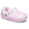 Classic Fur Sure Clogs Ballerina „Pink White“