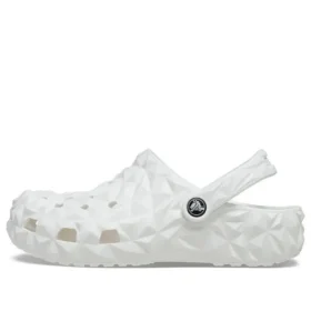 Classic Geometric Clog „Weiß“