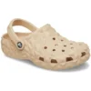 Classic Geometric Clogs „Beige“