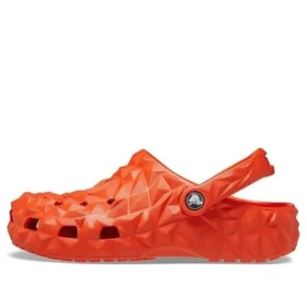 Classic Geometric Clogs „Orange“