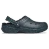Classic Glitter Black Lined Clogs „Starry Skies“