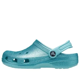 Classic Glitter Clog „Blue Teal“