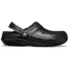 Classic Glitter Lined Clogs „Black“
