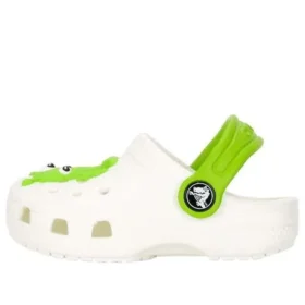 Classic Glow Alien Clog „White Green“