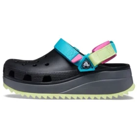 Classic Hiker Clog „Schwarz Blau Gelb“