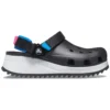 Classic Hiker Clog Sports Schwarz-Blau-Rot-Sandalen „Schwarz-Blau-Rot“