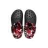 Classic Lined Clog „Black & Red“