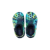 Classic Lined Clog mit Marbled Muster „Blue Tie-Dye“