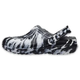 Classic Lined Clog Outdoor Sandals „Marbled White Black“