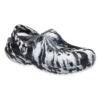 Classic Lined Clog Outdoor Sandals „Marbled White Black“