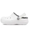 Classic Lined Clog „Weiß-Grau“