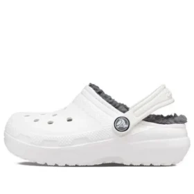 Classic Lined Clog „Weiß-Grau“