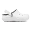 Classic Lined Clog „Weiß-Grau“