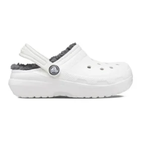 Classic Lined Clog „Weiß-Grau“