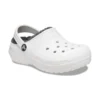 Classic Lined Clog „Weiß-Grau“